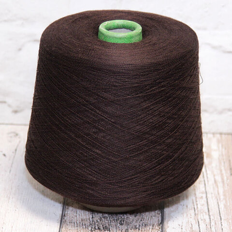 Меринос с вискозой (40%) ZEGNA BARUFFA CREPE 2/48 горький шоколад