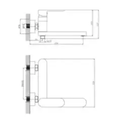 Смеситель для ванны Haiba HB61590-7 короткий излив черный