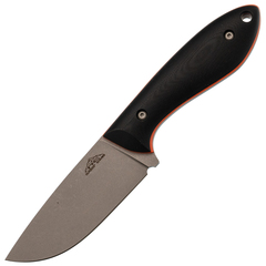 Фото Туристический нож N.C. Custom Crony, сталь AUS-10, рукоять Black/Orange G10
