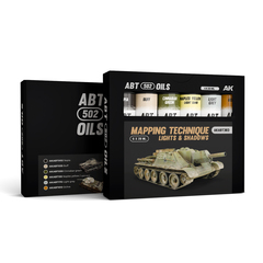 Abteilung 502 Mapping Technique Lights & Shadows Set - набор масляных красок, 6х20 мл