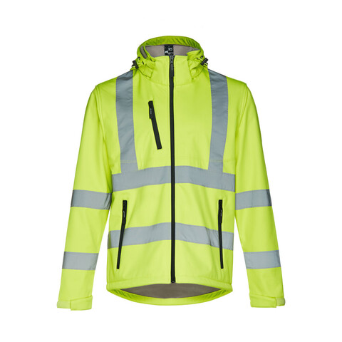 THC ZAGREB WORK. Куртка Softshell повышенной видимости (унисекс)