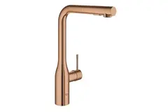 GROHE Essence 30504DA0 Смеситель для кухонной мойки с вытяжным изливом 2jet, теплый закат глянец фото