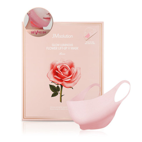Glow Luminous Flower Lift-Up V Mask-Rose