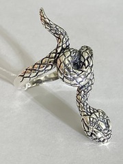 Кобра (кольцо  серебра)
