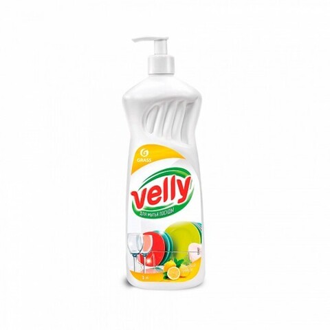 GraSS Моющее средство для посуды VELLY Premium Лимон 1л