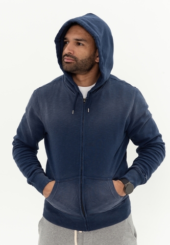 Худи на молнии Bowery NYC Spray Mood Indigo