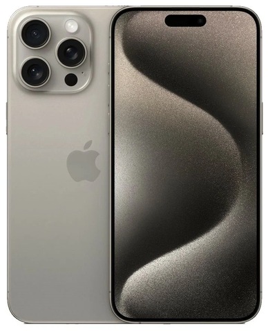 Смартфон Apple iPhone 15 Pro Max 1ТБ (nano-SIM и eSIM), Натуральный титан | Natural Titanium