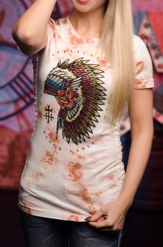 Affliction | Футболка женская NIGHT CHIEF AW20420 перед