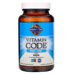 Garden of Life, Vitamin Code, RAW One, мультивитаминная добавка из сырых ингредиентов для мужчин (для приема 1 раз в день), 75 вегетарианских капсул