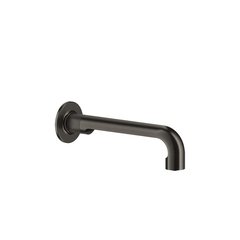 Gessi Inciso 58100#299 Настенный излив 210мм, на 1/2”, комбинируемый с удаленным управлением (не входит в комплект), цвет: nero XL фото