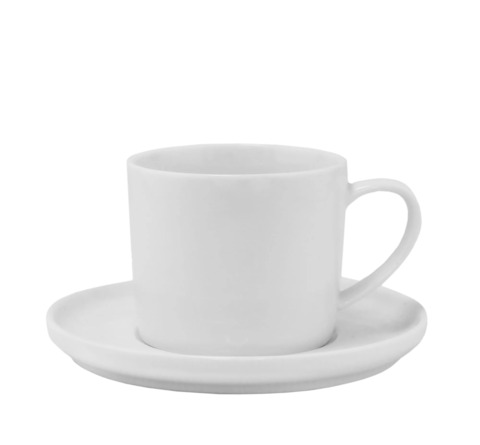 Чашка с блюдцем Bianco, 300 мл - Белый