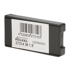 Метчик М 1,8х0,35 (Комплект 3шт) DIN352 HSS-G 6h 32мм a=2,1 Volkel 27314