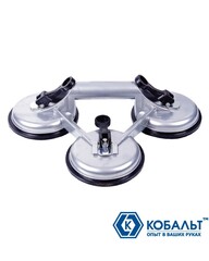 Стеклодомкрат КОБАЛЬТ тройной алюминиевый, 120 кг (911-109)