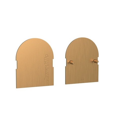 Декоративная накладка ARMADILLO для скрытой петли U3D6000 (FRAME) AB бронза /64899/ (2шт)