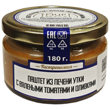 Паштет из печени утки с вялеными томатами Мир Вкуса 180 г