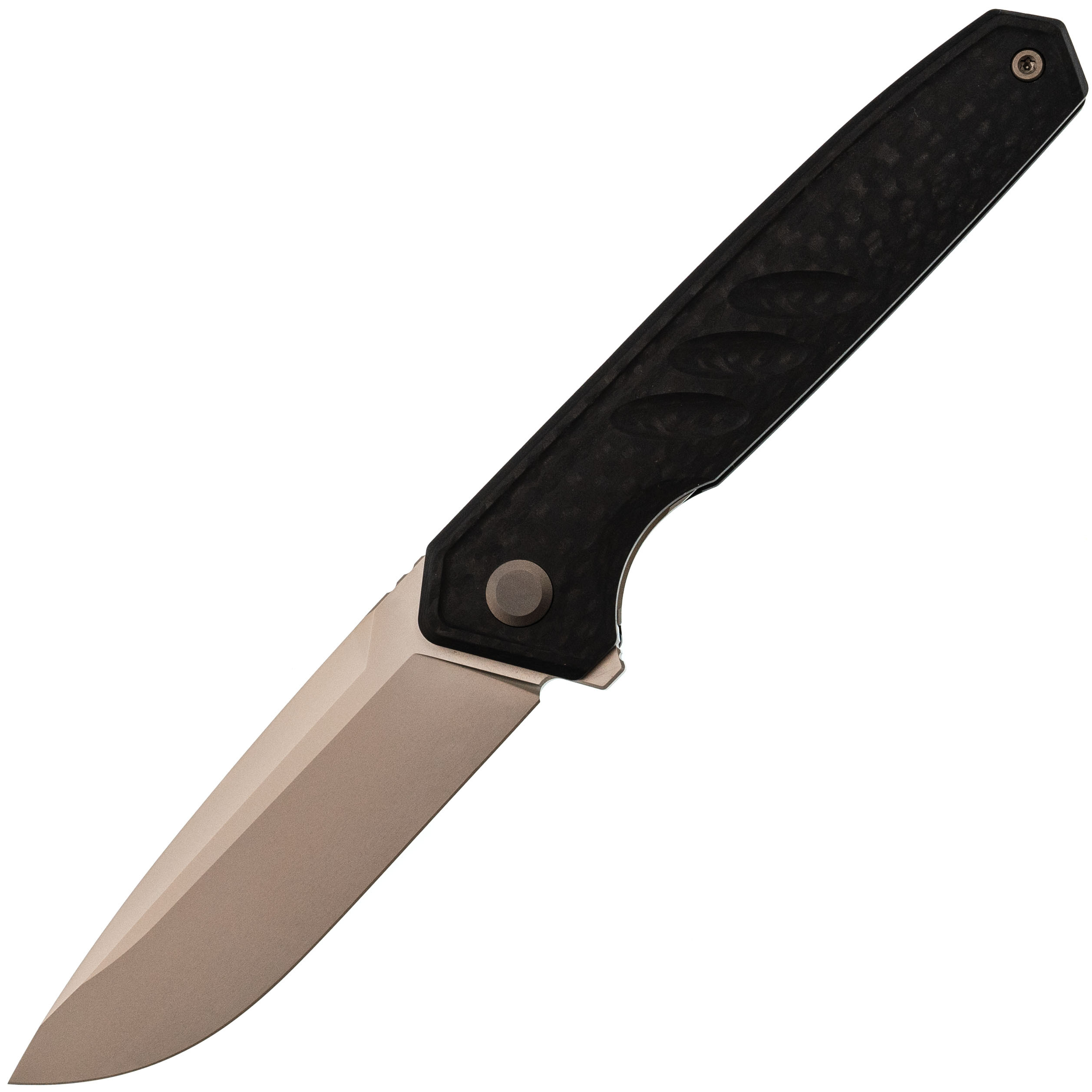 Складной нож TUOTOWN Hrebet, сталь T10S, рукоять G10/Carbon Fiber