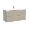 Sancos SNR100/39CE Тумба подвесная SANCOS Snob R 995х390х500, c двумя ящиками оснащенными доводчиками, Beige Soft , арт.SNR100/39CE