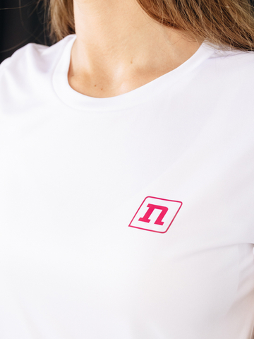 Женская тренировочная футболка Noname White Line Miler T-Shirt 25 WOS white