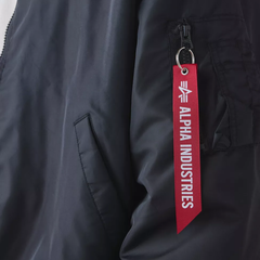Бомбер Alpha Industries Logo L-2B Hunter Relaxed Black (Черный)