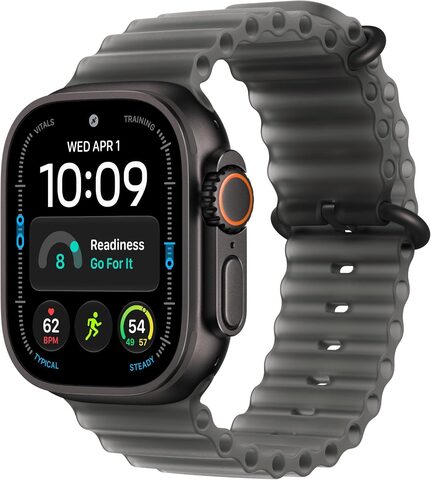 Умные часы Apple Watch Ultra 4 49 мм Black Titanium Case with Ocean Band Полупрозрачный черный | Translucent Black