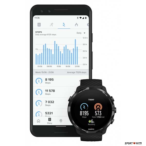 Suunto 7 Black Lime