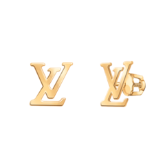 21254-sergi-gvozdiki-v-forme-logo-lv-iz-zolota-585-proby