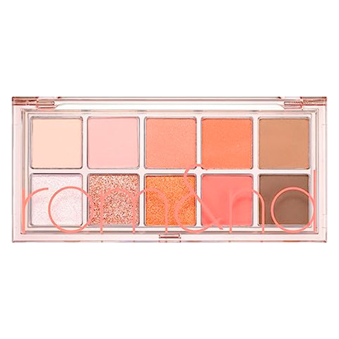 Палетка теней для век Rom&nd Better Than Palette 08 Peach Dahlia Garden