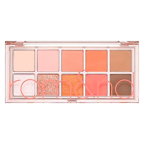 Палетка теней для век Rom&nd Better Than Palette 08 Peach Dahlia Garden