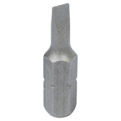KING TONY (102504S1) Вставка (бита) торцевая 1/4", L = 25 мм, Slotted, SL4.0 х 0.5 мм