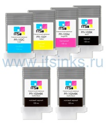 Комплект из 6 картриджей PFI-102