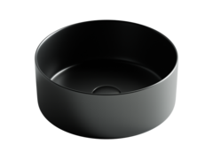 Ceramica Nova Element CN6032MB Умывальник чаша накладная круглая, 35.8x35.8, цвет: чёрный фото
