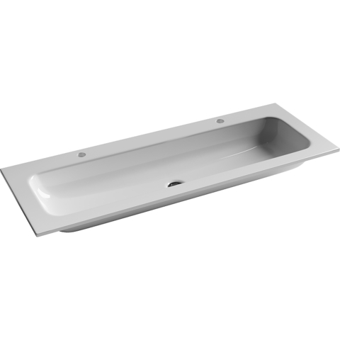 Ceramica Nova Element CN7016 Умывальник накладной прямоугольный, 121x45.7, цвет: белый