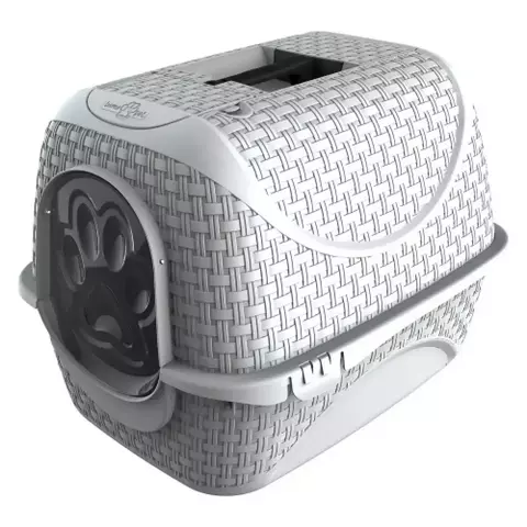 BAMA PET био-туалет для кошек белый PRIVE 42х50,5х39,6h см