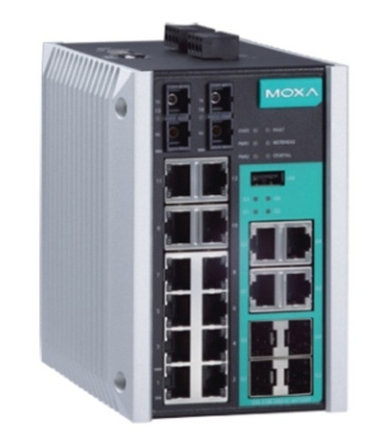 Коммутатор управляемый MOXA EDS-518E-SS-SC-4GTXSFP