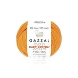 Пряжа Gazzal Baby Cotton XL 3416 папайя