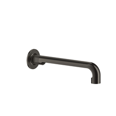 Gessi Inciso 58101#299 Настенный излив 255мм, на 1/2”, комбинируемый с удаленным управлением (не входит в комплект), цвет: nero XL фото