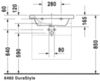 Duravit DuraStyle 2320650000 Раковина мебельная