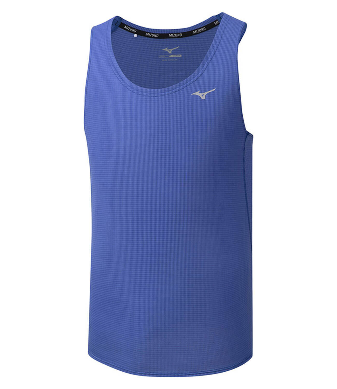 Mizuno Dryaeroflow Tank беговая майка мужская синяя