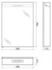 BelBagno SPC-1A-DL-BL-500 Зеркальный шкаф, цвет: белый