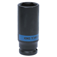 KING TONY (443523M) Головка торцевая ударная глубокая шестигранная 1/2", 23 мм