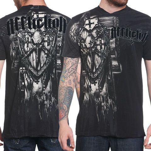 Affliction | Футболка мужская Strong Arm A9350 перед и спина