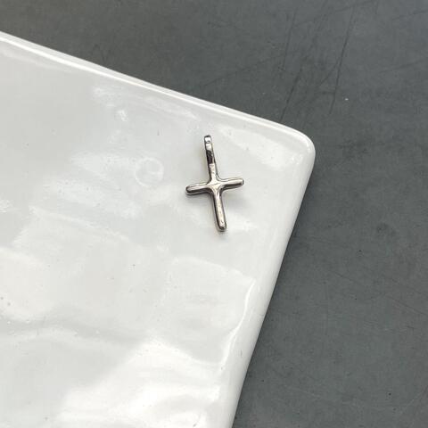 подвес крест малый/cross tiny (на серьгу)