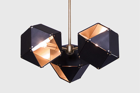 Welles Tri-Spoke Pendant
