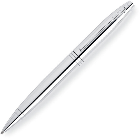 Ручка шариковая Cross Calais Lustrous Chrome (AT0112-1)