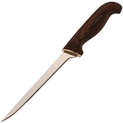 Фото Филейный нож Rapala PRFBL6, сталь X46Cr13, карельская береза