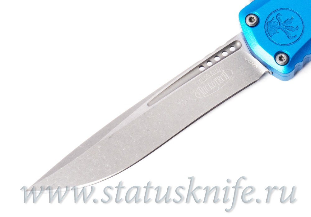 Нож Microtech 1705M-10APBL Mini Hera Recurve Blue