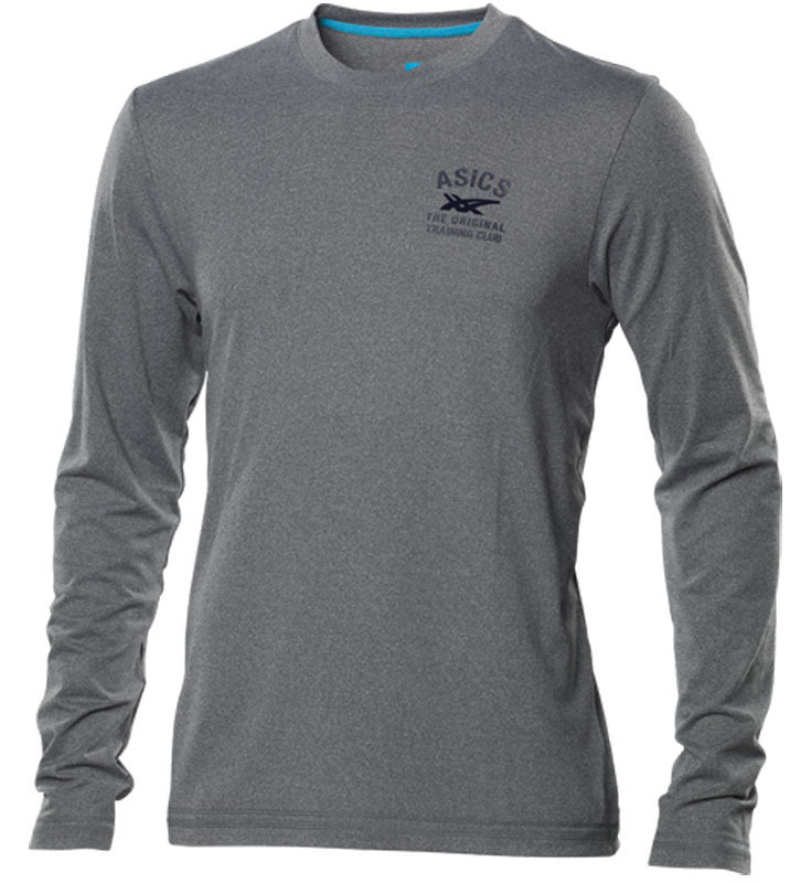 Рубашка Asics M's Logo Performance Tee Grey для бега