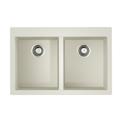 Omoikiri Bosen 80-2-WH 4993839 Кухонная мойка Tetogranit/белый фото