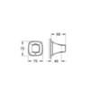 GROHE Grandera 27969IG0 Держатель лейки