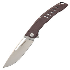 Фото Складной нож Nimo Knives R7 Brown, сталь D2, G10